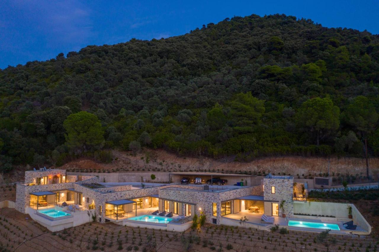 Kechria Bay Villas İskados Dış mekan fotoğraf