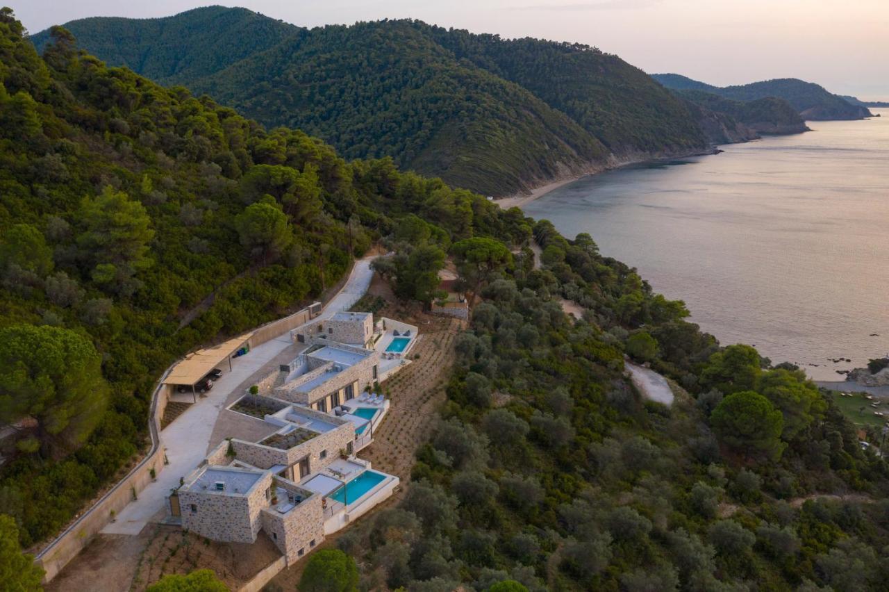 Kechria Bay Villas İskados Dış mekan fotoğraf